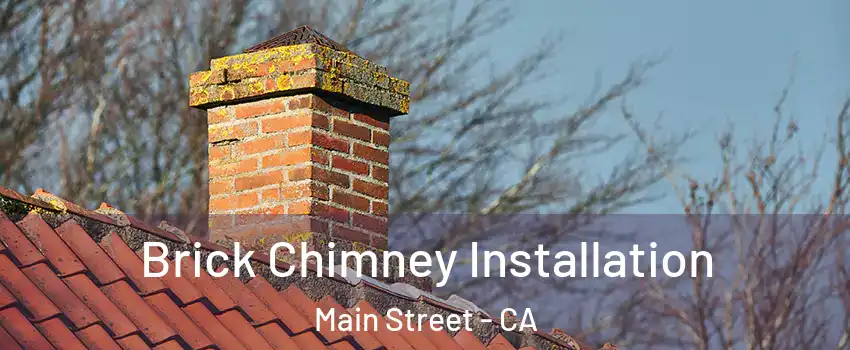 Brick Chimney Installation Main Street - CA