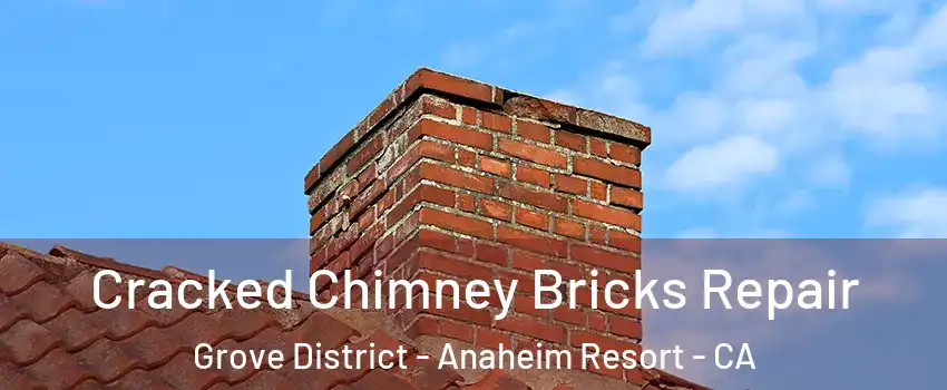 Cracked Chimney Bricks Repair Grove District - Anaheim Resort - CA
