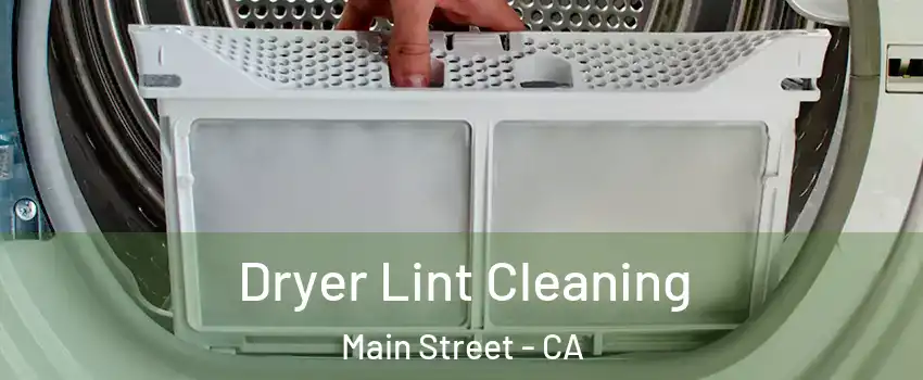 Dryer Lint Cleaning Main Street - CA