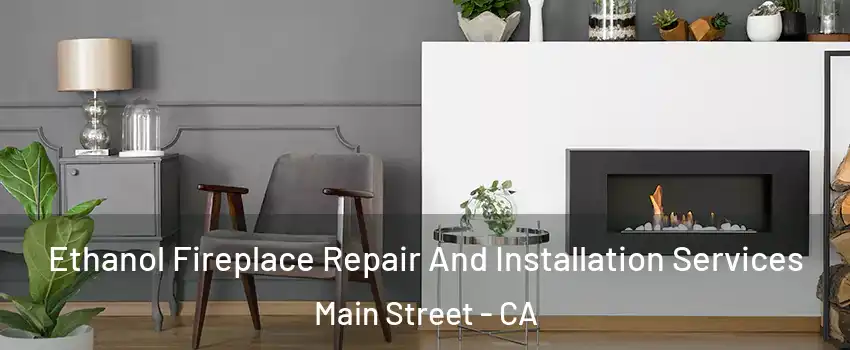 Ethanol Fireplace Repair And Installation Services Main Street - CA