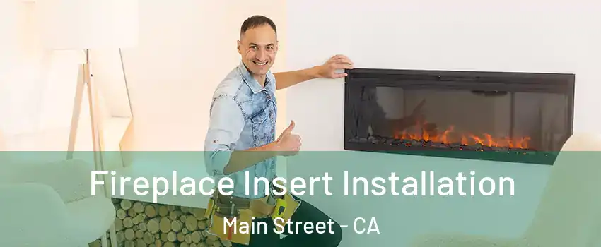 Fireplace Insert Installation Main Street - CA