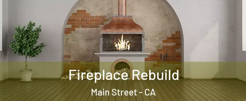 Fireplace Rebuild Main Street - CA
