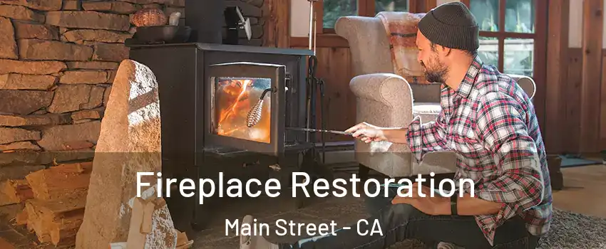 Fireplace Restoration Main Street - CA