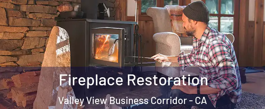 Fireplace Restoration Valley View Business Corridor - CA