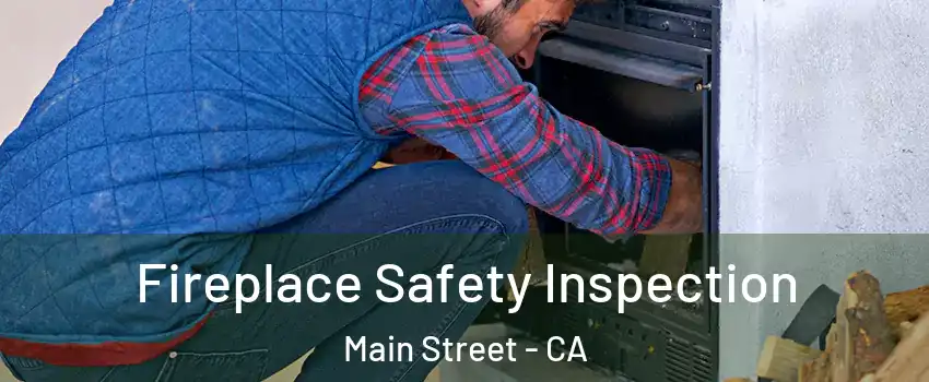 Fireplace Safety Inspection Main Street - CA