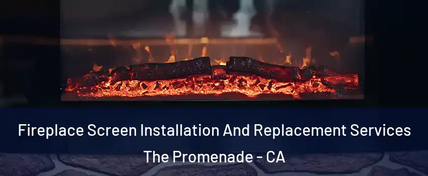 Fireplace Screen Installation And Replacement Services The Promenade - CA