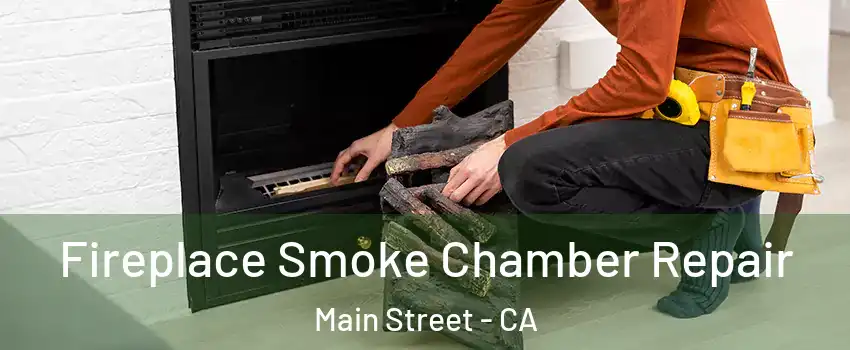 Fireplace Smoke Chamber Repair Main Street - CA