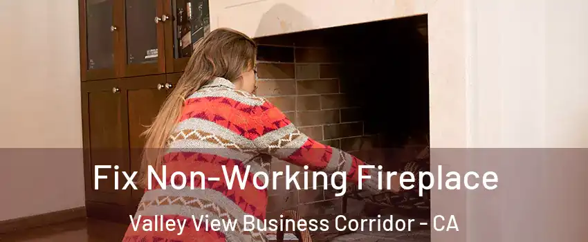 Fix Non-Working Fireplace Valley View Business Corridor - CA