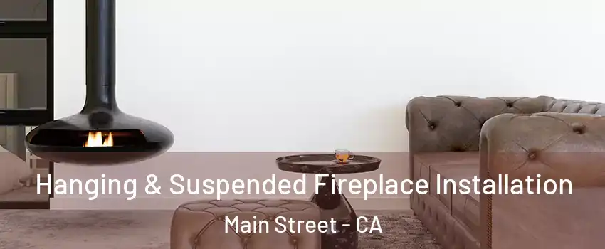 Hanging & Suspended Fireplace Installation Main Street - CA