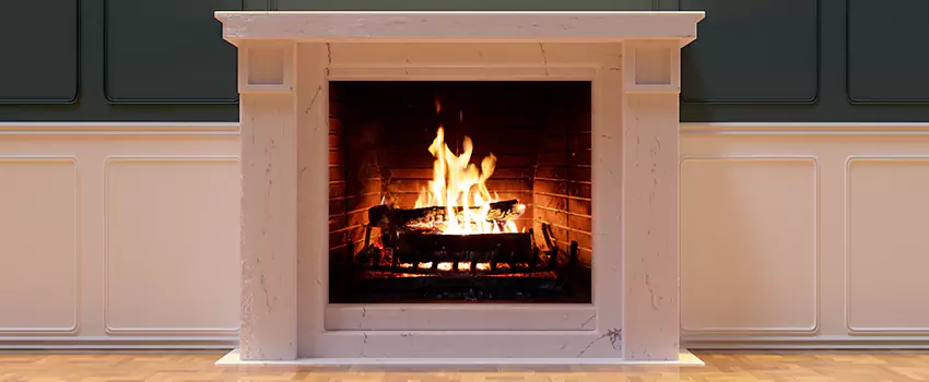 Decorative Electric Fireplace Installation in Grove District - Anaheim Resort, California