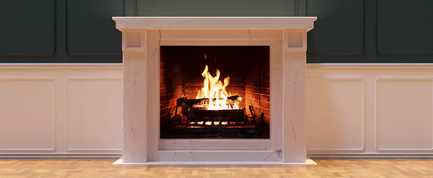Open Flame Wood-Burning Fireplace Installation Services in Main Street, California