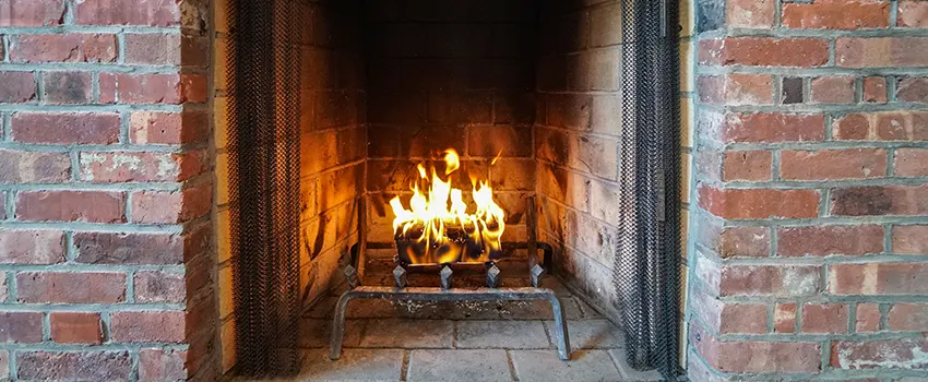 Repairing Damaged Fireplace Tiles in Grove District - Anaheim Resort, California