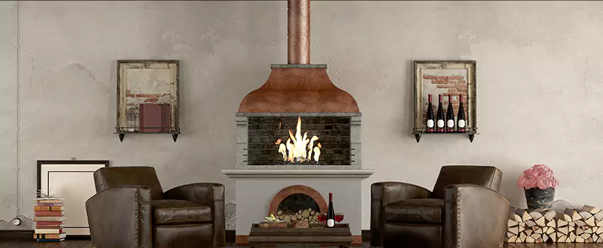 Thelin Hearth Products Providence Pellet Insert Fireplace Installation in Grove District - Anaheim Resort, CA