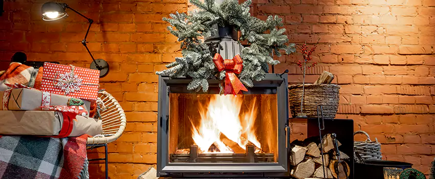 Travis Industries Linear Gas Fireplace Installation in Grove District - Anaheim Resort, California