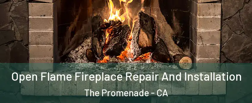 Open Flame Fireplace Repair And Installation The Promenade - CA