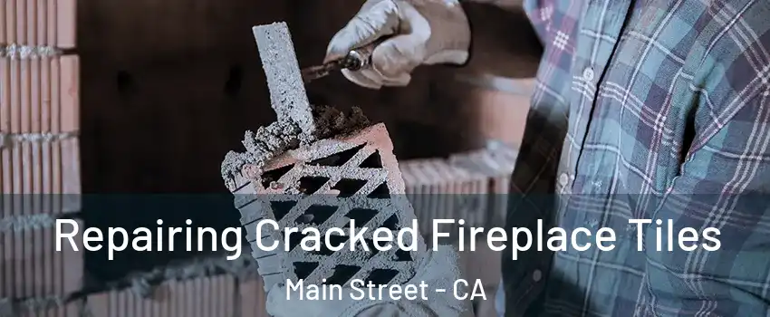 Repairing Cracked Fireplace Tiles Main Street - CA
