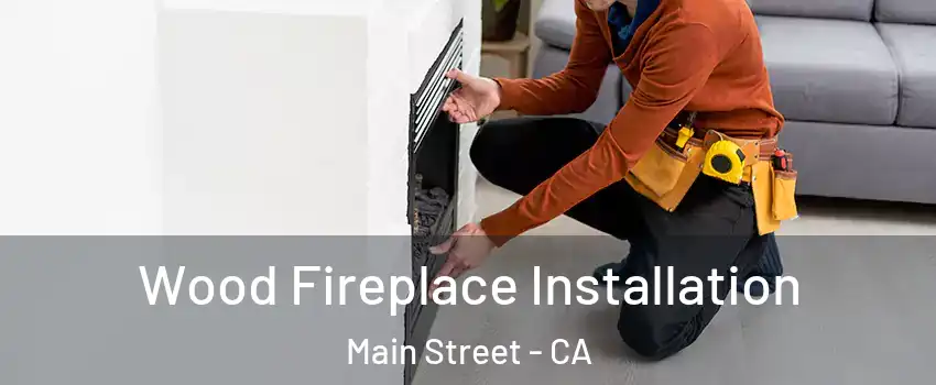 Wood Fireplace Installation Main Street - CA